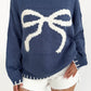 Bow Tie Knit Sweater