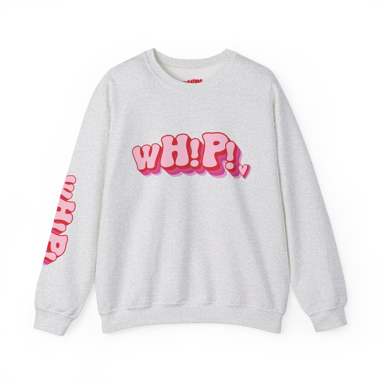 wHiPi. Wear Your Heart On Your Sleeve Crewneck Sweatshirt (S‑5XL)