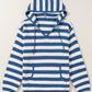 Drawstring Striped Long Sleeve Hooded Sweater