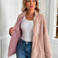 Ivy Lane Zip Up Long Sleeve Fuzzy Jacket