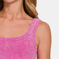 Zenana Ribbed Scoop Neck Tank