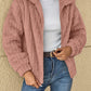 Plush Zip Up Long Sleeve Jacket