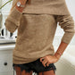 Off-Shoulder Long Sleeve Sweater