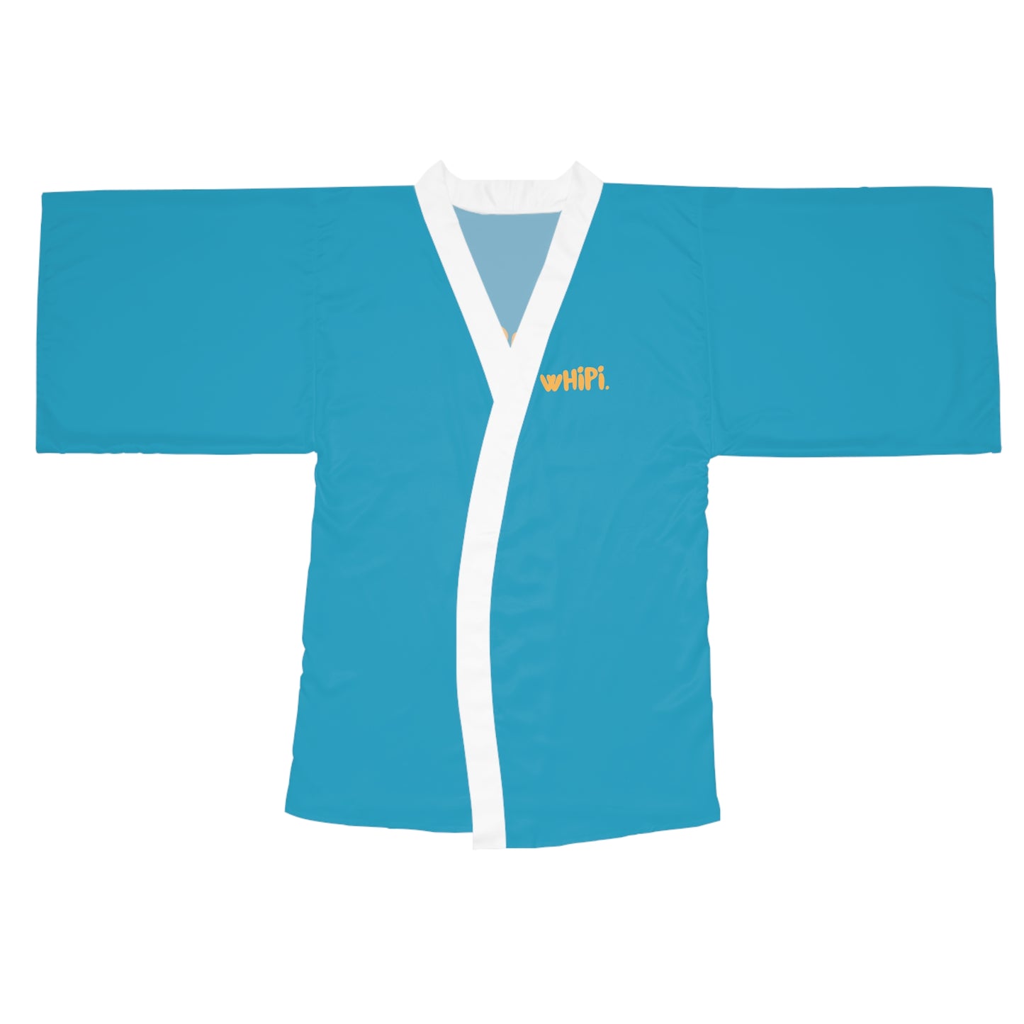 Yellow/Turquoise Long Sleeve wHiPi. Kimono Robe