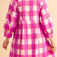 Pink Plaid Shirt Dress—All Heart—Valentine's Day Collection