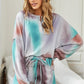 Sky Blue Tie Dye Knit Lounge Set