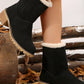 Thermal Fuzzy Block Heel Boots