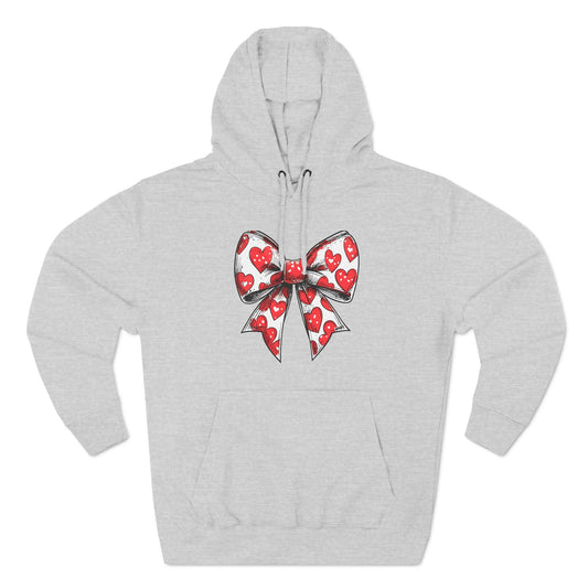 Sweetheart Bow Fleece Hoodie (S-3X)