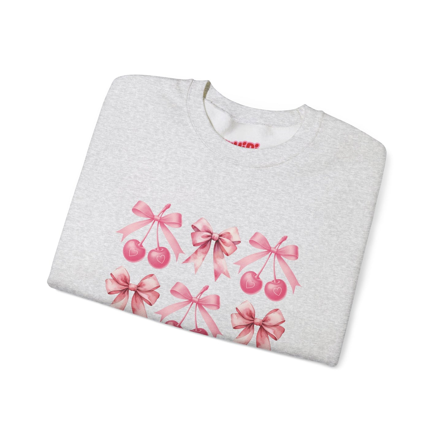 Sweet Cherry Bows Crewneck Sweatshirt (S‑5XL)