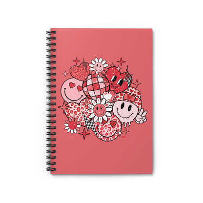 Valentine Journal Spiral Notebook - Ruled Line