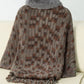 Fringe Fuzzy Open Front Poncho