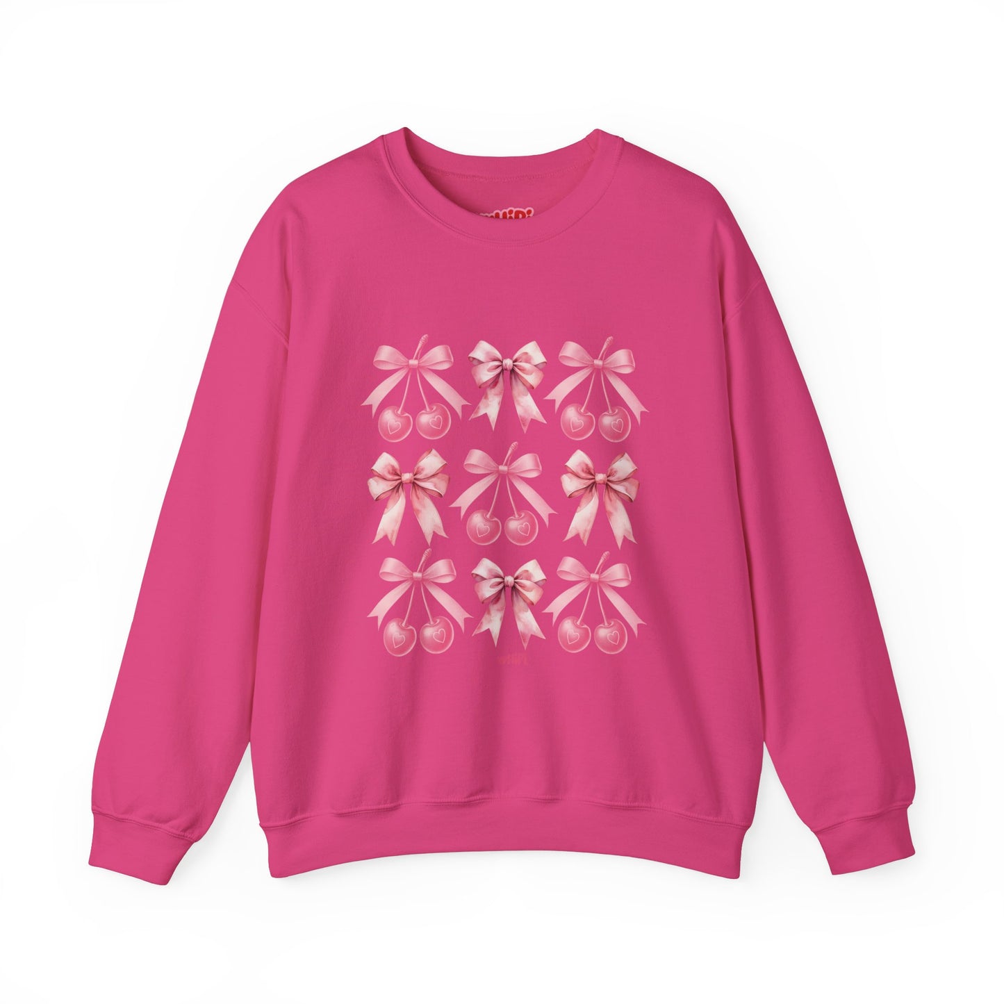 Sweet Cherry Bows Crewneck Sweatshirt (S‑5XL)