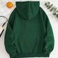 Drawstring Dropped Shoulder Hoodie