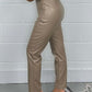 Full Size High Waist Straight Pants Plus Size