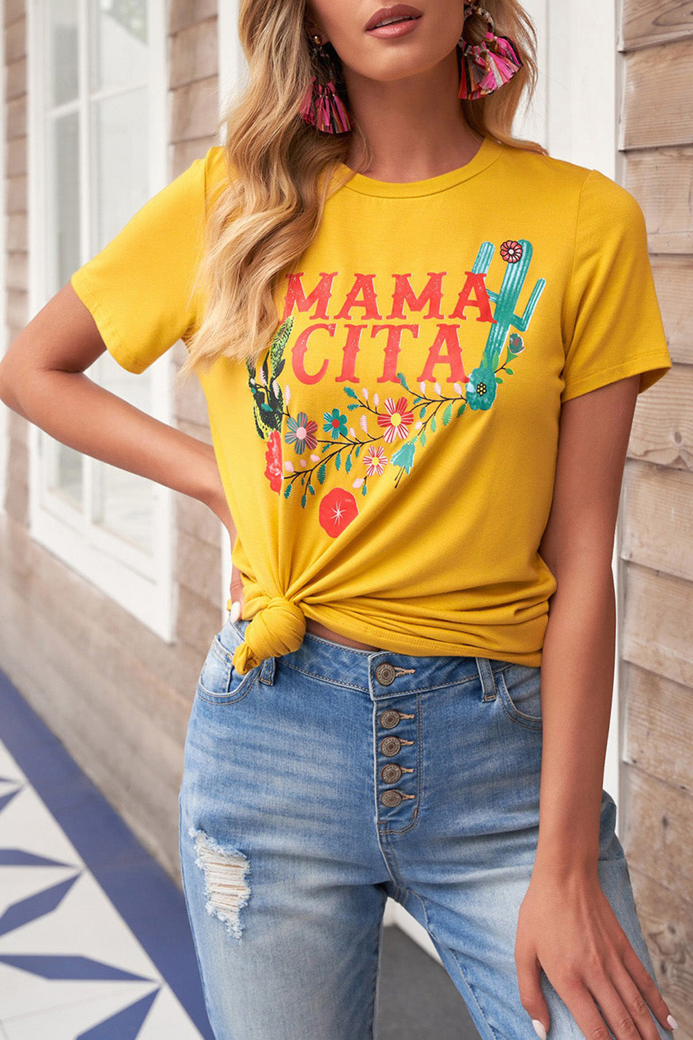 Mamacita with Cactus Tee