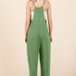 Culture Code Full Size Sleeveless Wide Leg Jumpsuit with Pockets