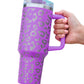 White Leopard Spotted 304 Stainless Double Insulated Cup 40oz