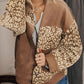 Leopard Button Up Jacket