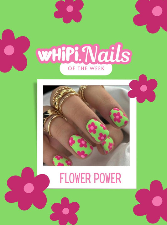 wHiPi. Press On Nails - Flower Power