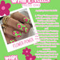 wHiPi. Press On Nails - Flower Power