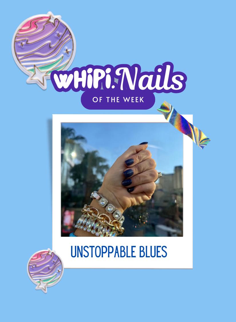 wHiPi. Press On Nails- Unstoppable Blues