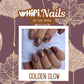 wHiPi. Press On Nails - Golden Glow