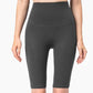 wHiPi.'s Signature Ink Grey Seamless High Waisted Shorts