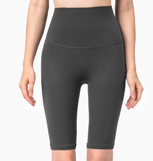 wHiPi.'s Signature Ink Grey Seamless High Waisted Shorts