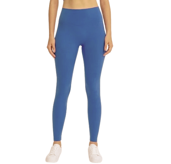 wHiPi.'s Signature Asphalt Blue Seamless High Waisted Leggings