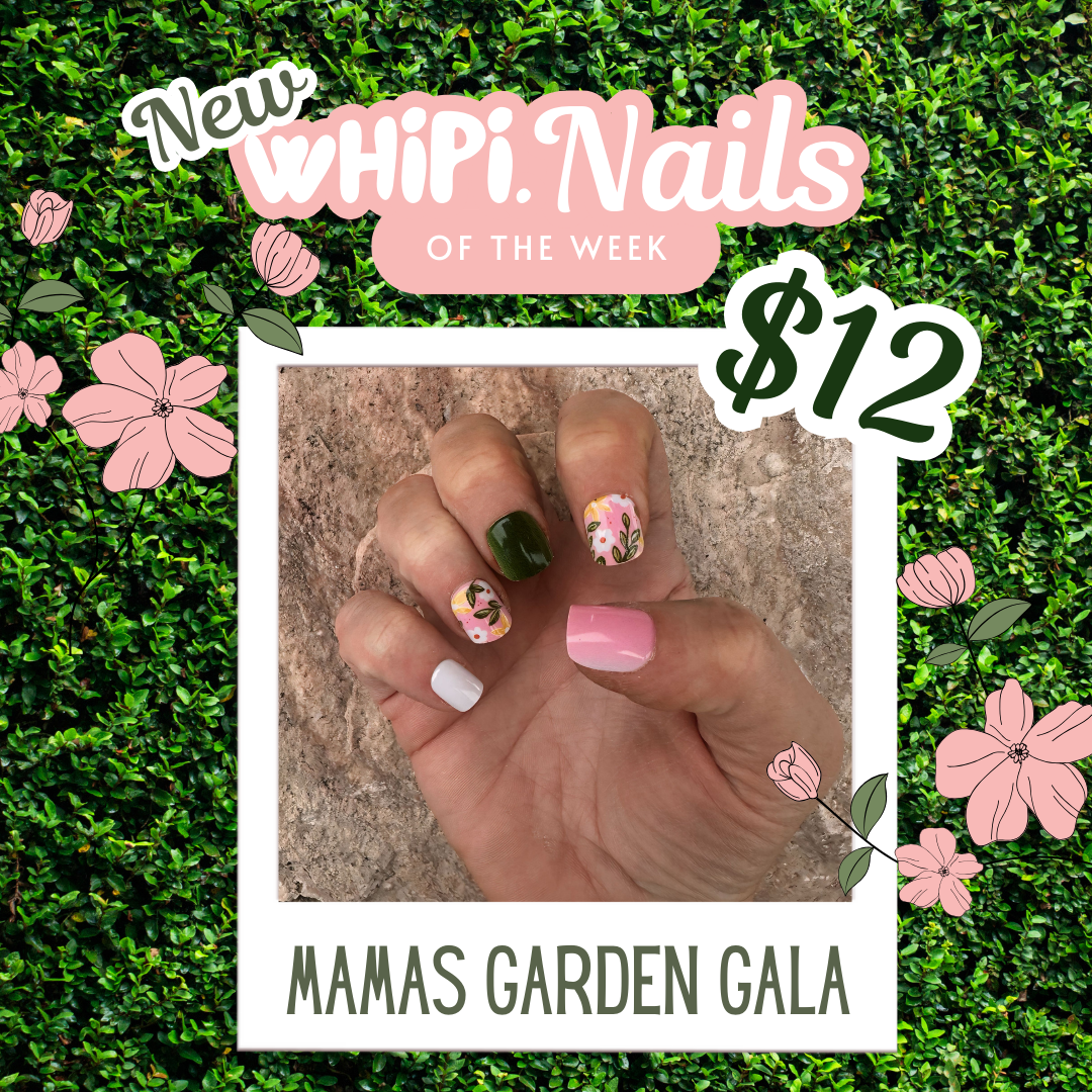 wHiPi. Press On Nails - Mamas Garden Gala