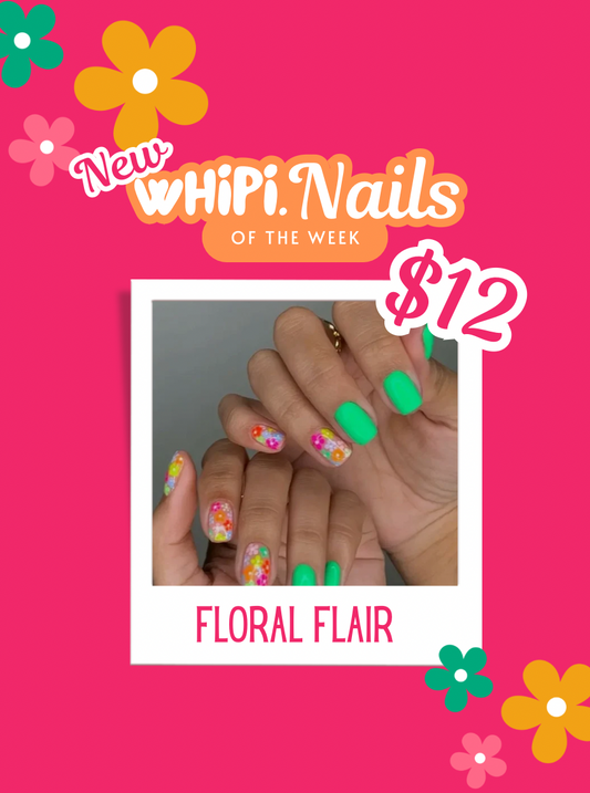 wHiPi. Press On Nails - Floral Flair