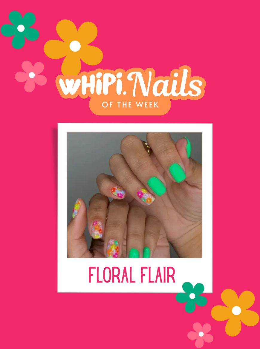 wHiPi. Press On Nails - Floral Flair