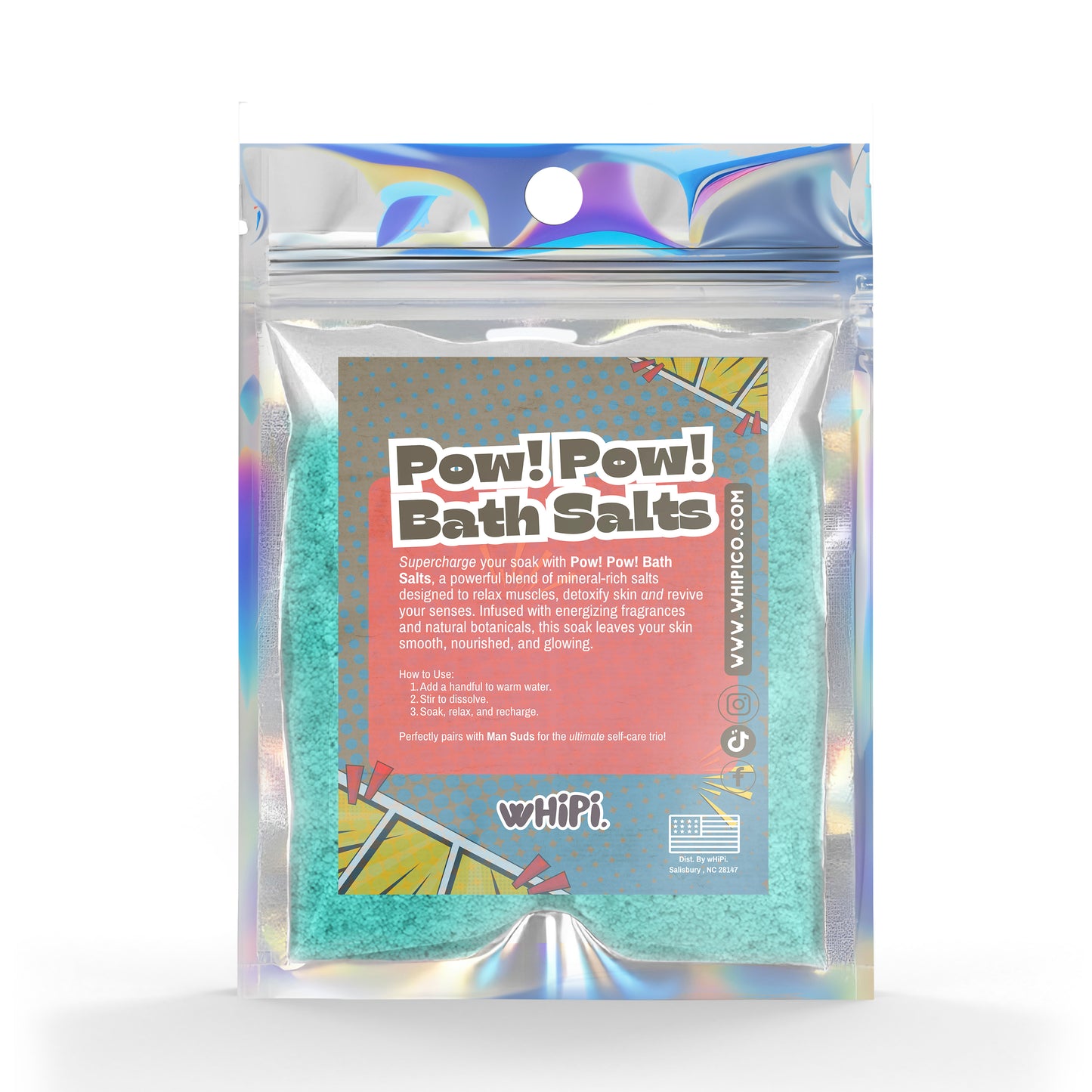 Men's Triple Threat - Man Suds, Man Bar & Pow! Pow! Bath Salts