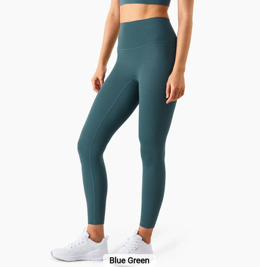 NEW wHiPi.'s Signature Blue Green Seamless High Waisted Leggings