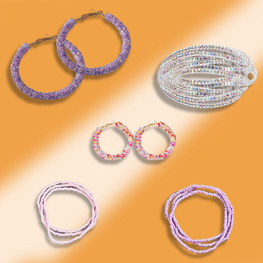 Birthday Bash Mix & Match Bracelets and Earrings Bundle