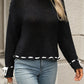 Dropped Shoulder Long Sleeve Sweater