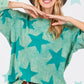 SAGE + FIG Mineral Wash Star Pattern T-Shirt