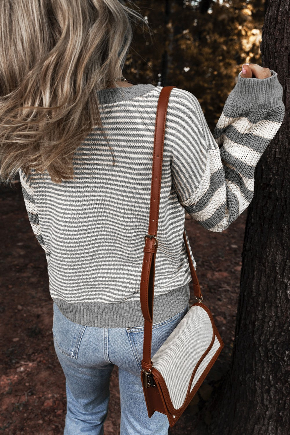 Striped Long Sleeve Sweater