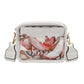 White Clear PVC Leather Strap Crossbody Bag