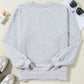 Round Neck Long Sleeve Sweatshirt