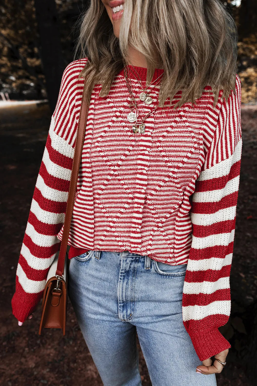 Striped Long Sleeve Sweater