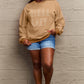 Simply Love Full Size KINDA LAZY Round Neck Sweatshirt