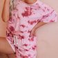 Tie-Dye Half Sleeve Top and Shorts Set