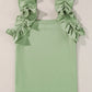 Ruffled Square Neck Tank