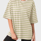 Striped Round Neck Half Sleeve T-Shirt