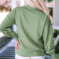 Quarter Zip Collared Neck Sweatshirt