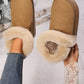 Faux Fur Round Toe Platform Boots