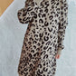 Leopard Round Neck Long Sleeve Sweater