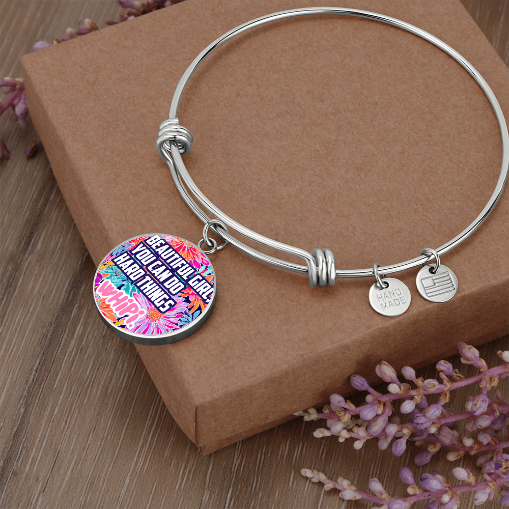 Beautiful Girl Full Print Bangle