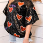 Sequin Heart Short Sleeve Top—All Heart—Valentine's Day Collection